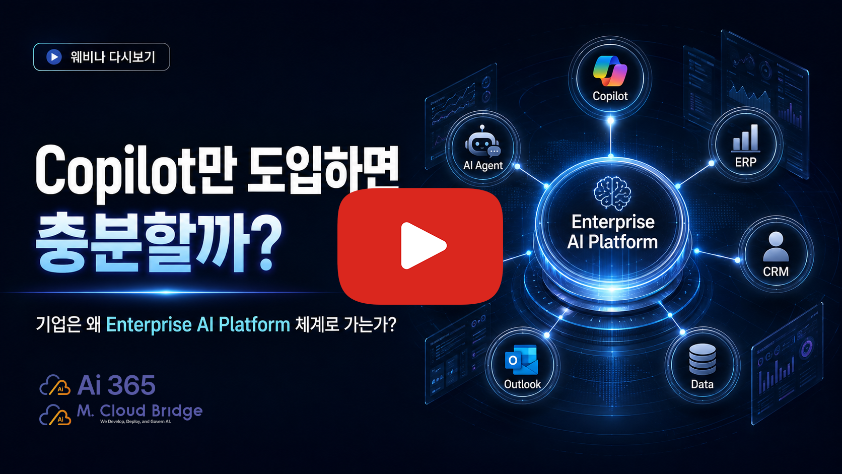 Copilot 이후 기업은 왜 Enterprise AI Platform 체계로 가는가 - 웨비나 다시보기
